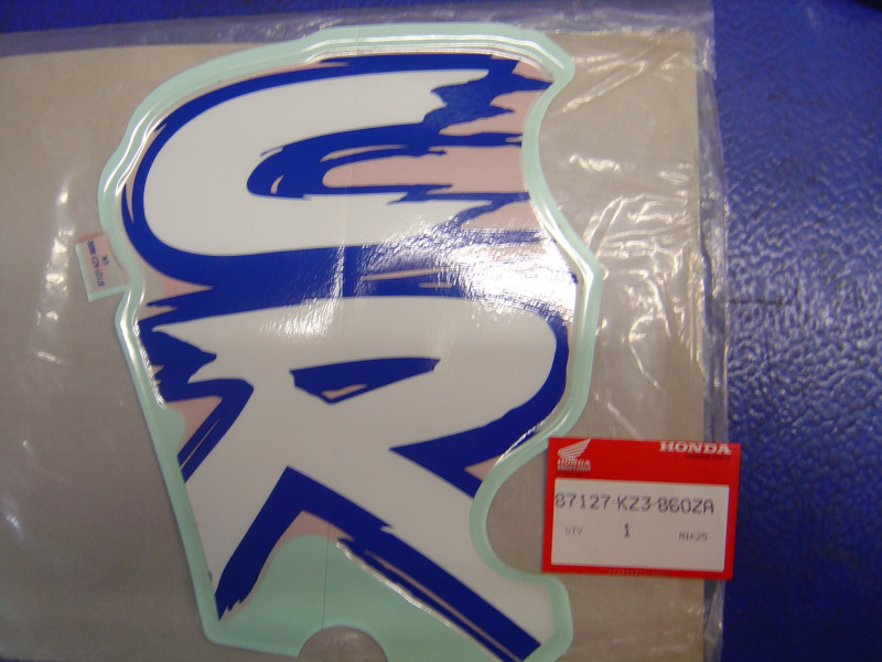 Décor Autocollant Gauche Type1 Honda CR250RN 1992 - 87127KZ3860ZA