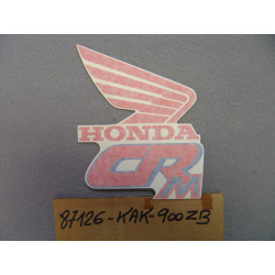 Décor autocollant droit Honda CRM125RL 1990 - Réf. 87126KAK900ZB
