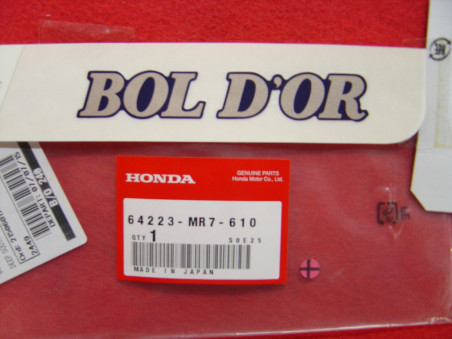 Autocollant Décor Auvent Supérieur Honda VFR750R RC30 64223MR7610