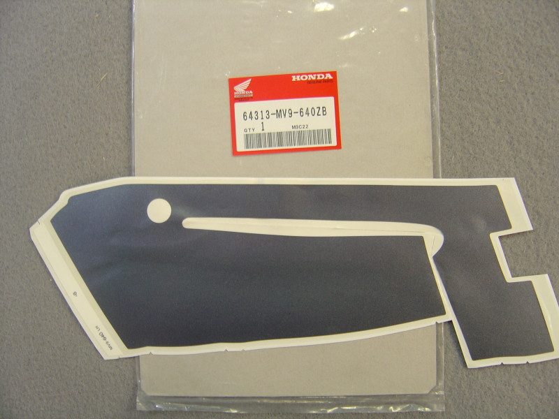 Décor autocollant carénage inférieur gauche Honda CBR600F