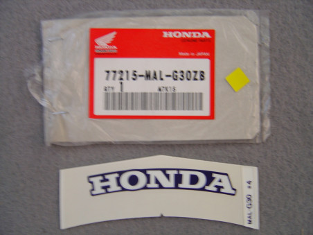 Autocollant carénage siège Honda CBR600FW 1998 R127A