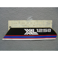 Décor autocollant cache latéral droit Honda XL125SA 80 type 3