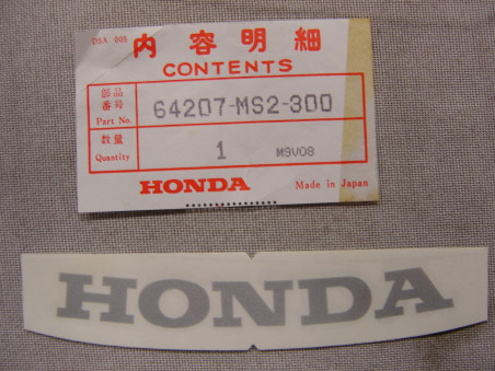 Décor autocollant bulle Honda CBR1000FK 89 – Réf. 64207MS2300