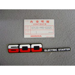 Décor autocollant gauche Honda XL600RMG 1986 Type 3 - 87126MM0620ZC