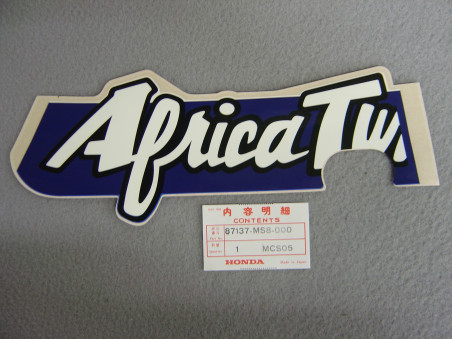 Décor Autocollant Gauche Honda XRV650J Africa Twin 87137-MS8-000