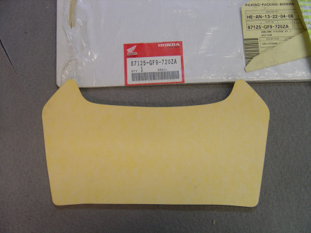 Autocollant visière avant jaune Honda MTX50AH - 87125GF9720ZA
