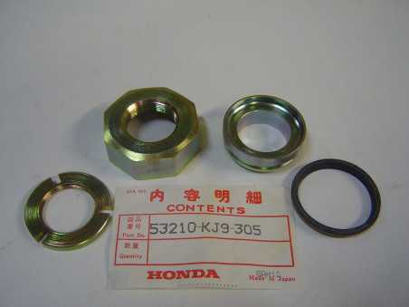 Kit écrou réglage colonne direction Honda CH125D/E - 53210KJ9305