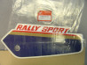 Décor autocollant cache gauche Honda MTX50 A2J - Réf. 83706GF9730