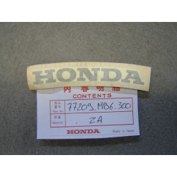 Autocollant carénage AR Honda VF1000FE – Réf. 77209MB6300ZA