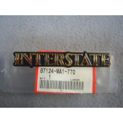 Emblème sacoches Honda GL500 GL650 réf 87124MA1770