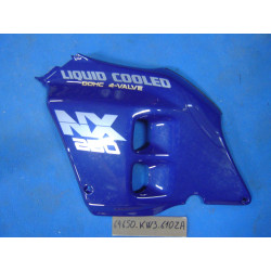 Flanc carénage gauche Honda NX250 1988 - Réf. 64650KW3610ZA