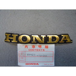 Emblème réservoir gauche Honda CM125T CM185T - Réf. 87122-419-000