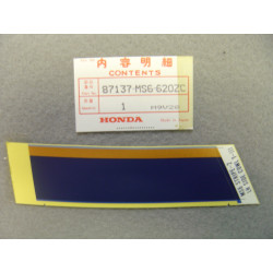 Autocollant auvent latéral gauche Honda XL600V 89-90 type 3