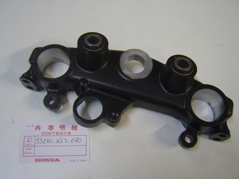 Té de fourche supérieur Honda XL350R – Réf. 53240KL3670