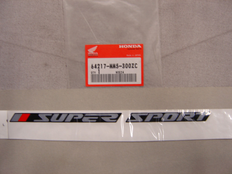 Décor autocollant gauche Honda CBR1000FH 87 - Réf. 64217MM5300ZC