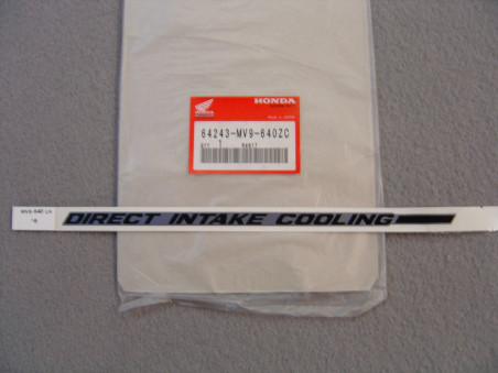 Décor autocollant carénage gauche Honda CBR600FN 1992