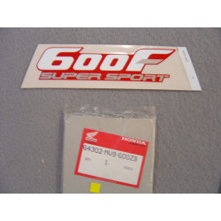 Décor Autocollant Carénage Inférieur Honda CBR600FM 1991 R110B