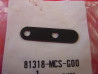 Plaque Fixation Sacoche Latérale Honda ST1300 81318MCSG00