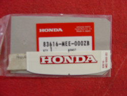 Décor autocollant auvent de siège de CBR600RR 03 HONDA 83616-MEE-000ZB