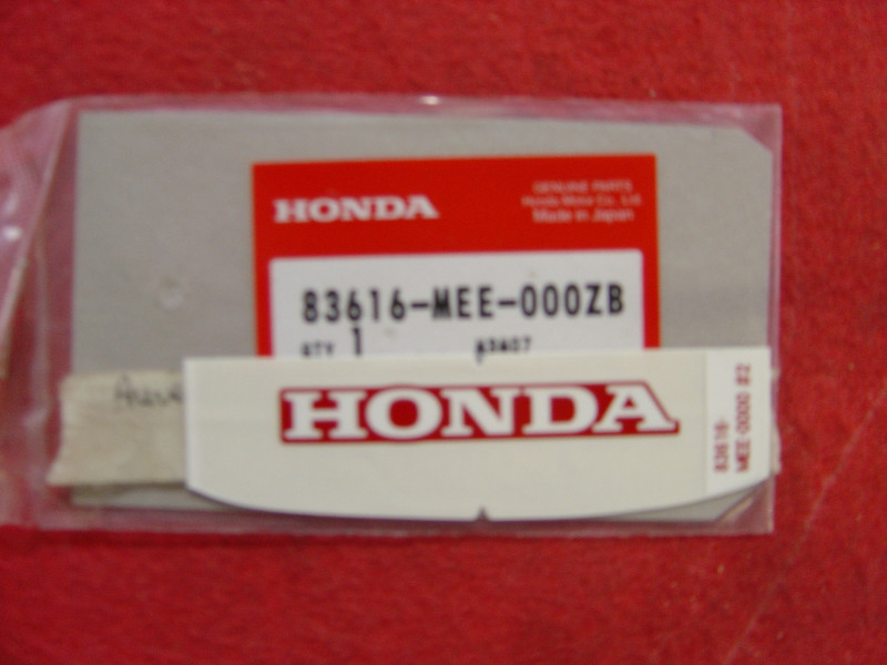 Décor autocollant auvent de siège de CBR600RR 03 HONDA 83616-MEE-000ZB