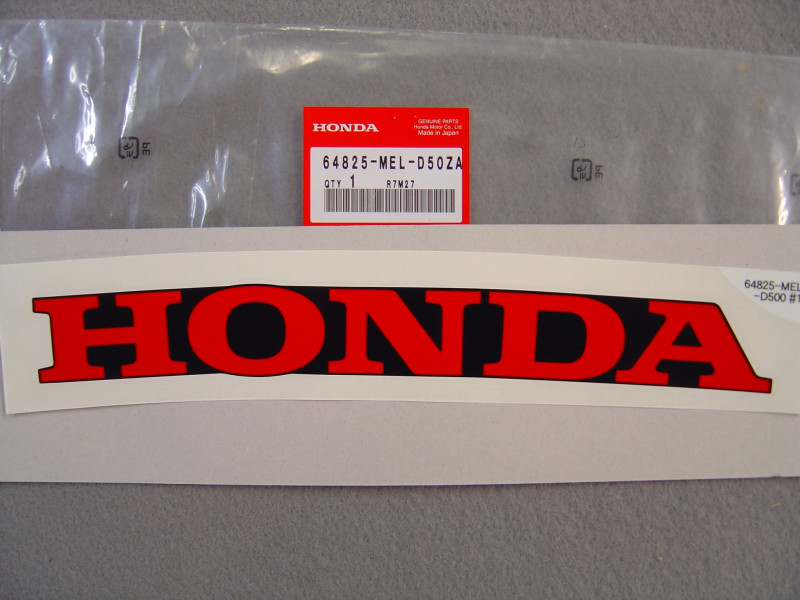 Décor Autocollant Carénage Inférieur Honda CBR1000RR 2007