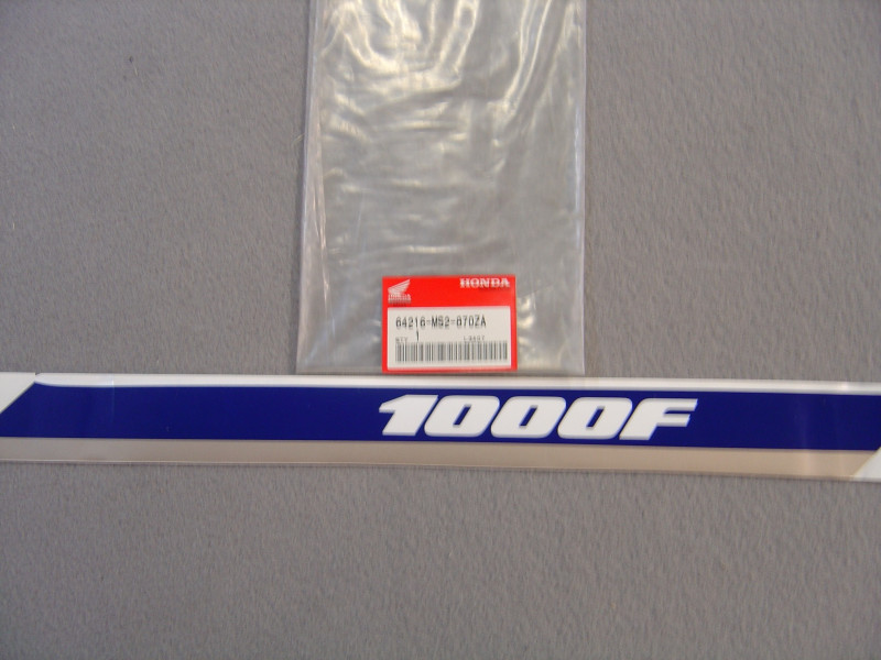 Décor autocollant carénage droit Honda CBR1000FL 1990