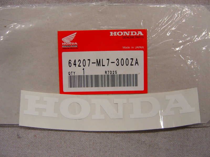Décor autocollant bulle Honda VFR750FG 86 - Réf. 64207ML7300ZA