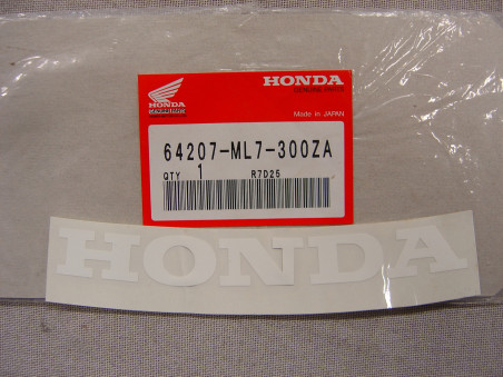 Décor autocollant bulle Honda VFR750FG 86 - Réf. 64207ML7300ZA