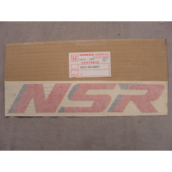 Décor autocollant (B) Honda NSR125RK 89 – Réf. 64311KY4880ZC