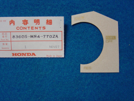 Sticker Robinet Essence Honda CBR 600 FL 94 | Réf. 83605MN4770ZA