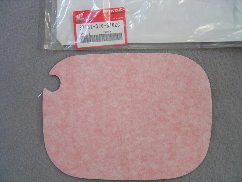 Décor autocollant couvercle latéral droit type 3 MTX50AH HONDA 87132-GJ0-630ZC