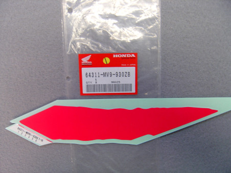 Décor autocollant D auvent inférieur droit Honda CBR600FP 93