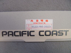 Décor Autocollant Honda PC800K PC800L Type2 – Réf. 81221MR5300ZB