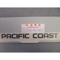 Décor Autocollant Honda PC800K PC800L Type2 – Réf. 81221MR5300ZB
