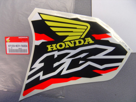 Décor autocollant réservoir droit Honda XR400RV 1998 - Type 1