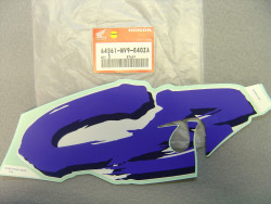 Décor autocollant A de capot inférieur gauche de CBR600FR 94 code couleur