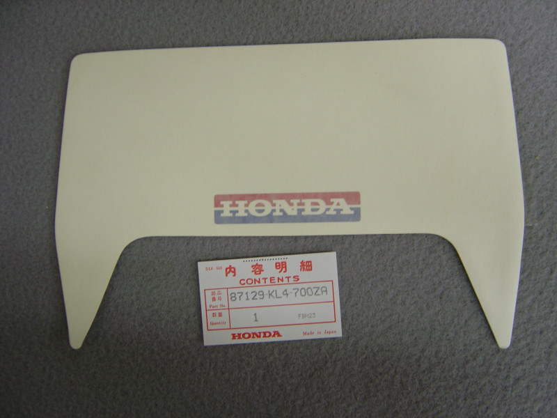 Décor Autocollant Visière Honda XL125RF XL250RF 85 – Réf. 87129KL4700ZA