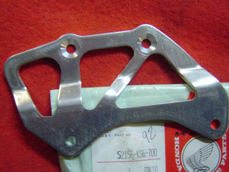 Plaque aluminium guide chaîne Honda CR125 CR250R 87-88 | 52156KS6700