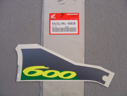 Décor autocollant de carénage avant supérieur droit pour modèle CBR600FT 1996