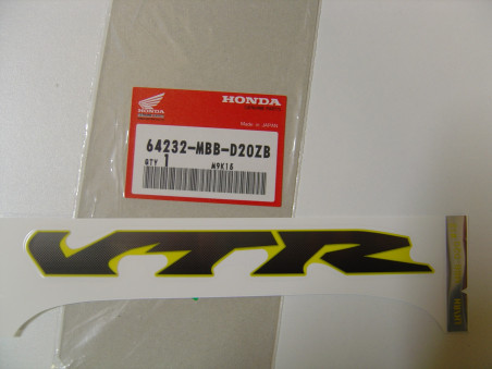 Autocollant carénage droit VTR1000FY 2000 Honda - Réf. 64232MBBD20ZB
