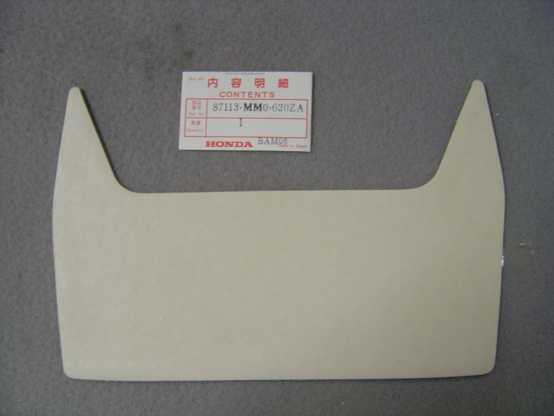 Décor autocollant phare avant XL 600 RMG type 1 HONDA 87113-MM0-620ZA