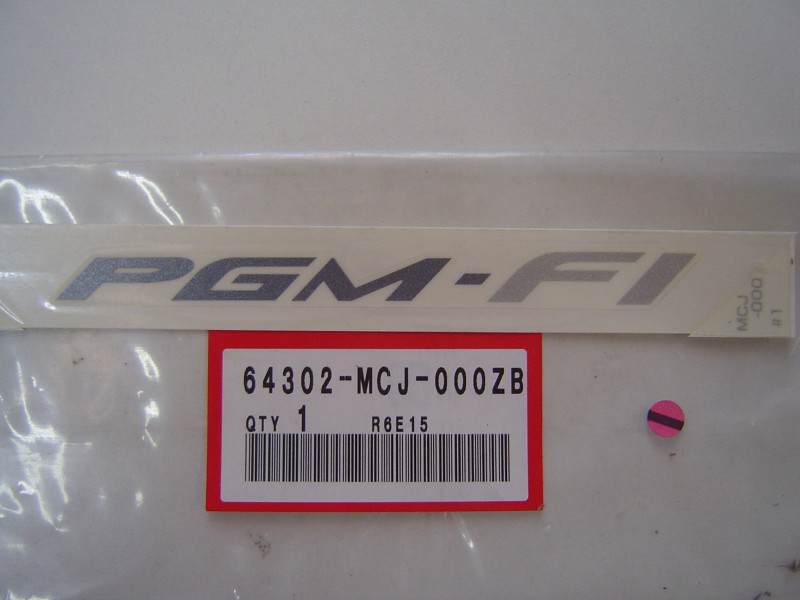 Décor Autocollant Flanc Carénage Honda CBR900RR 00-01 Type 2