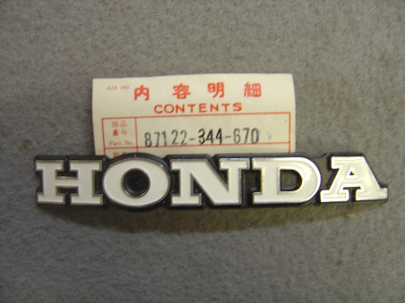 Logo Réservoir Gauche Honda CB250-350K4 | Réf. 87122344670