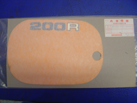 Décor Autocollant Gauche Honda MTX200RWD 83 – Réf. 87132KJ1300ZA