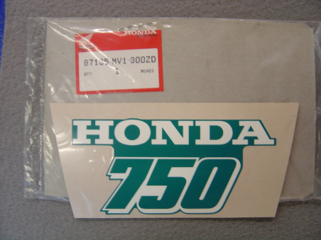 Décor autocollant carénage Honda XRV750M 1991 – Réf. 87135MV1300ZD