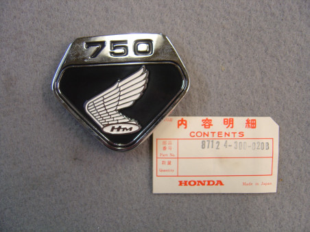 Logo gauche Honda CB750K0 – Réf. 87124300020B