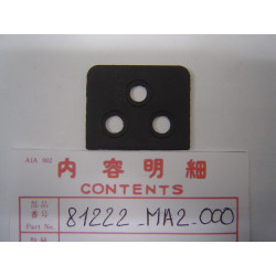 Appui Caoutchouc Serrure Honda CBX1000 GL500 GL650 - 81222MA2000