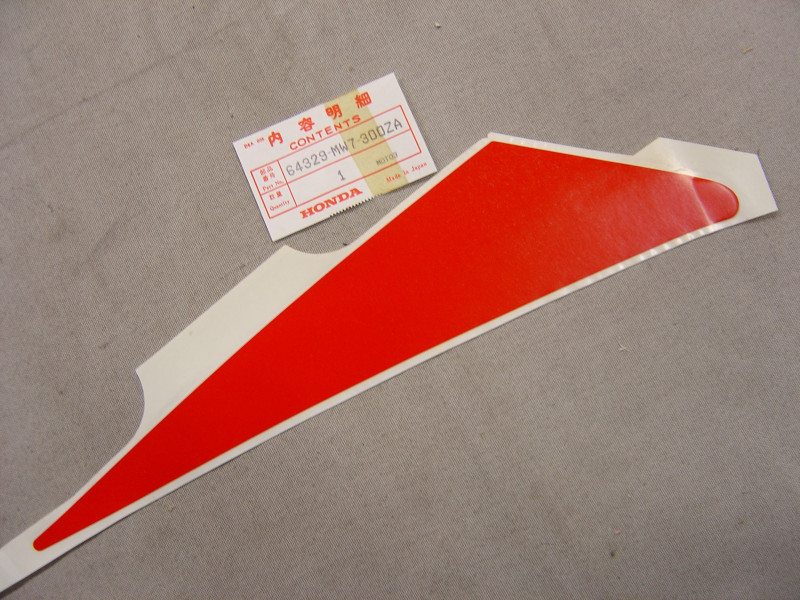 Décor Autocollant (B) Droit Honda CBR1000FM 91 - Réf. 64329MW7300ZA