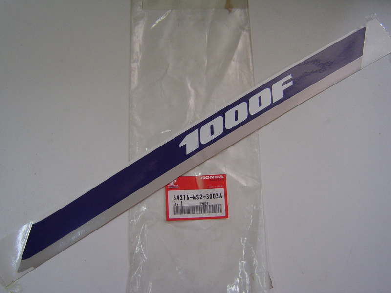 Décor autocollant tête de fourche Honda CBR1000 89 - Réf. 64216MS2300ZA