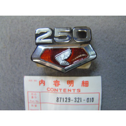 Emblème Cache Latéral Gauche Honda CB250K3 - Réf. 87129321010